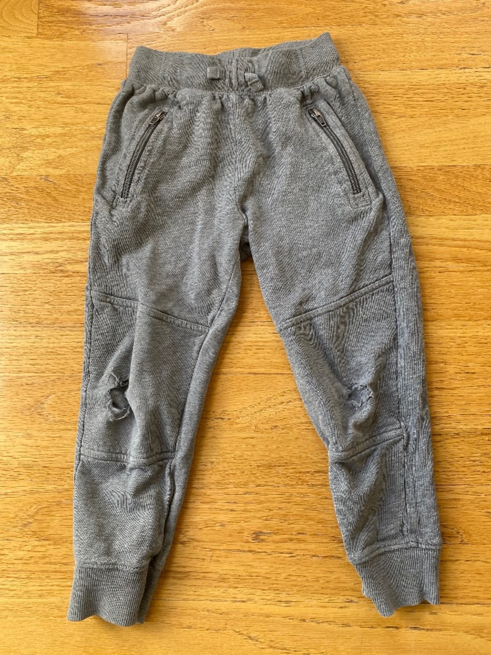 Oeko Tex Slim Fit Sweats with Ripped knees
